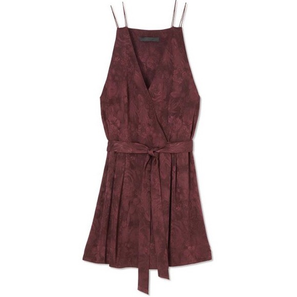 NWT The Row Channa Floral Satin Wrap Top - Picture 1 of 8